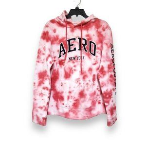 Tie-Dye Pink Aeropostale New York Sweatshirt Hoodie - M